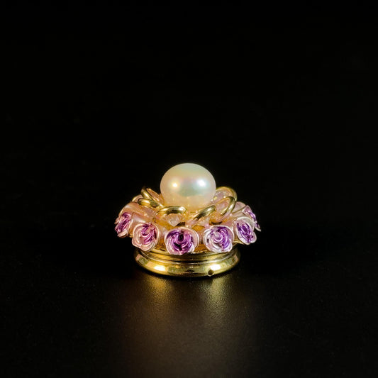 Pearl Rose Cufflinks
