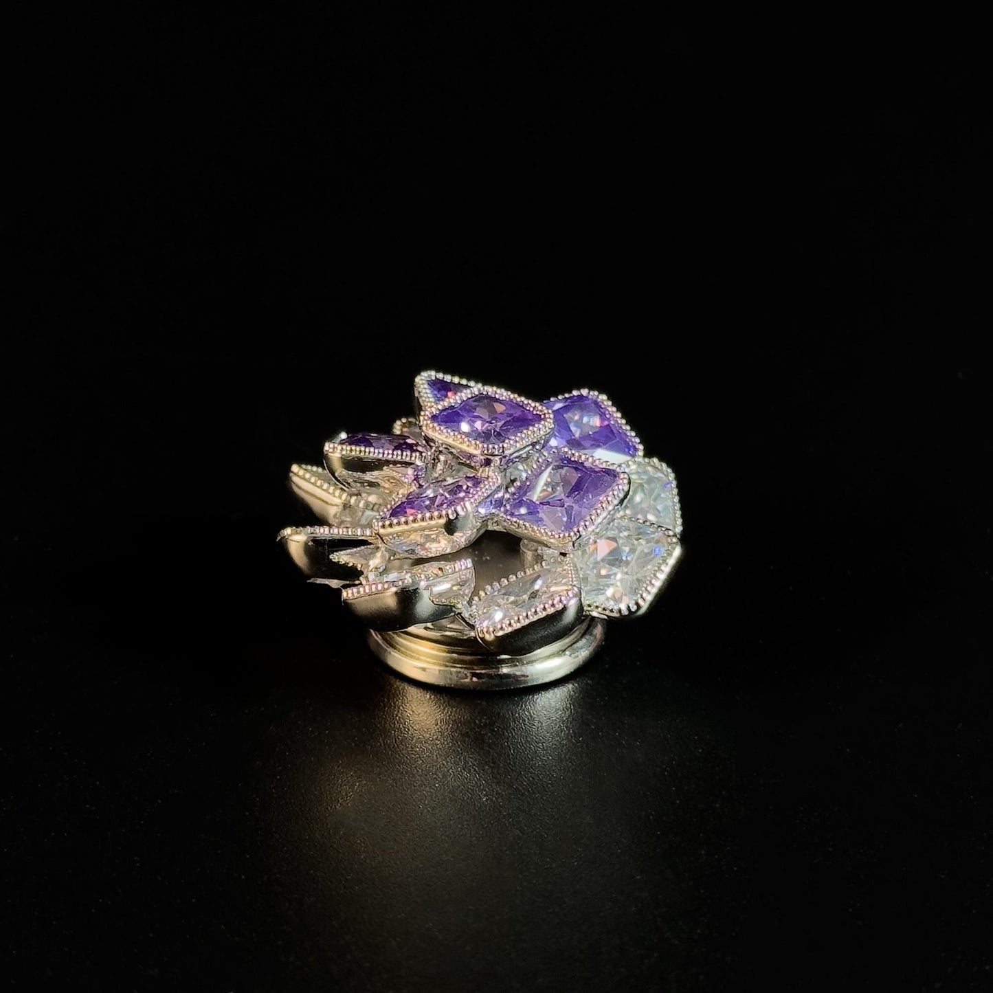 Purple Rose Cufflinks