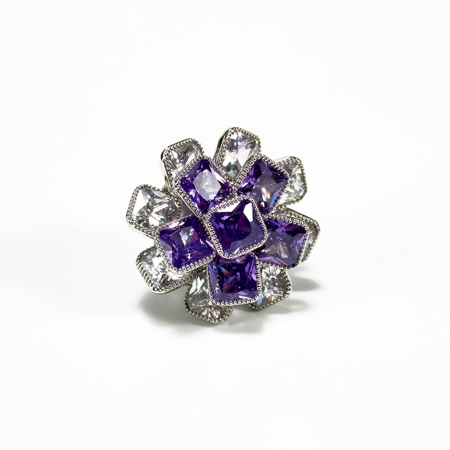 Purple Rose Cufflinks