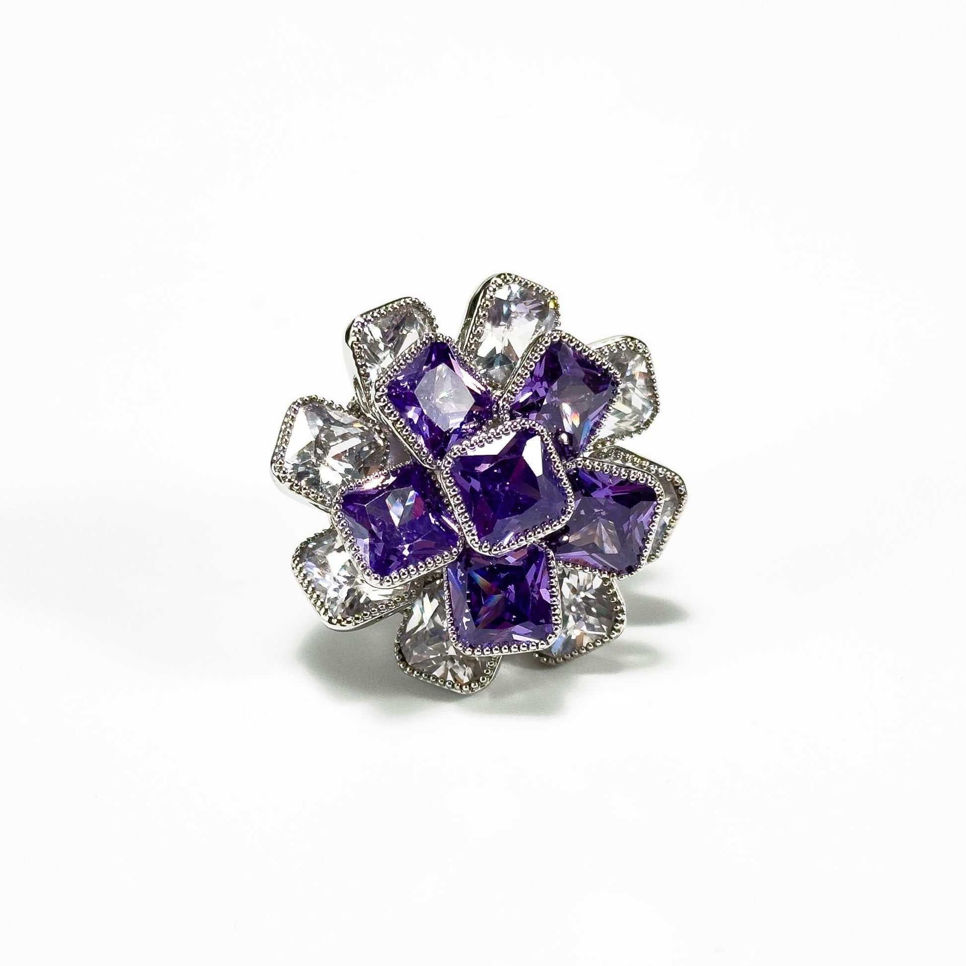 Purple Rose Cufflinks