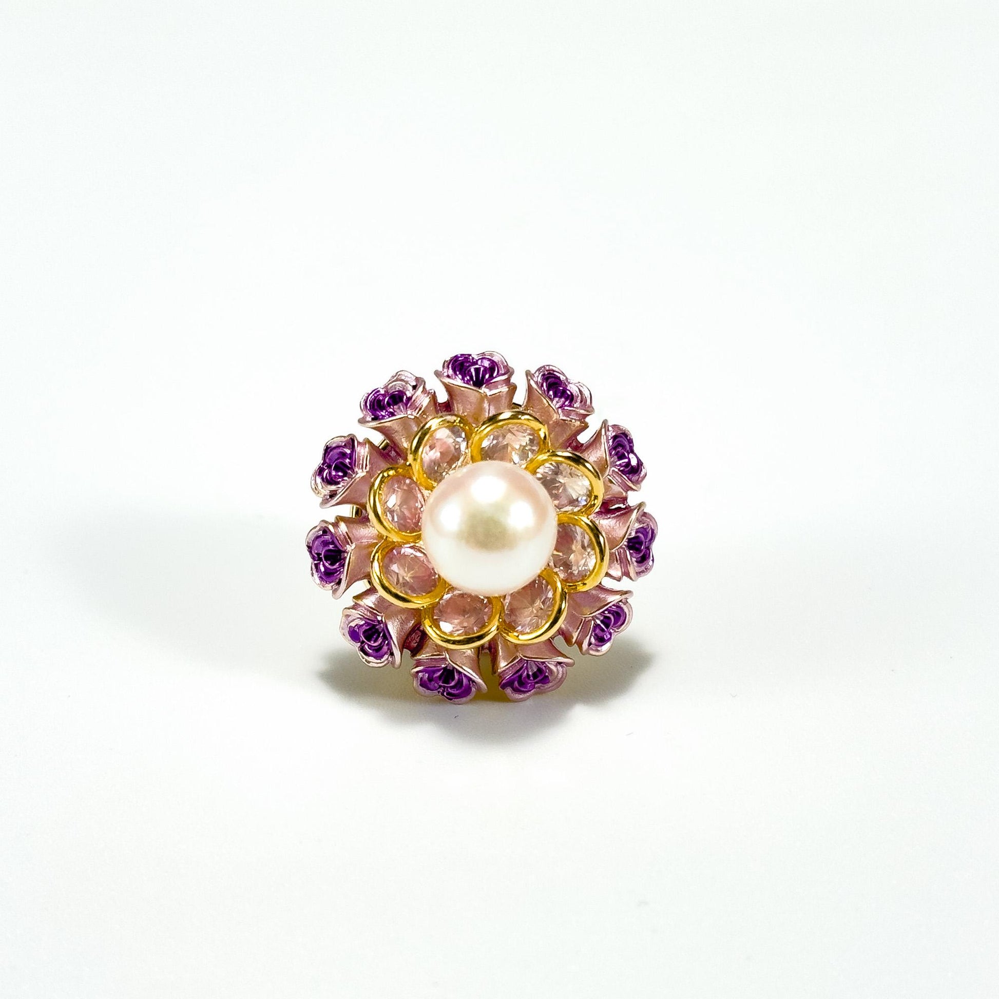 Pearl Rose Cufflinks