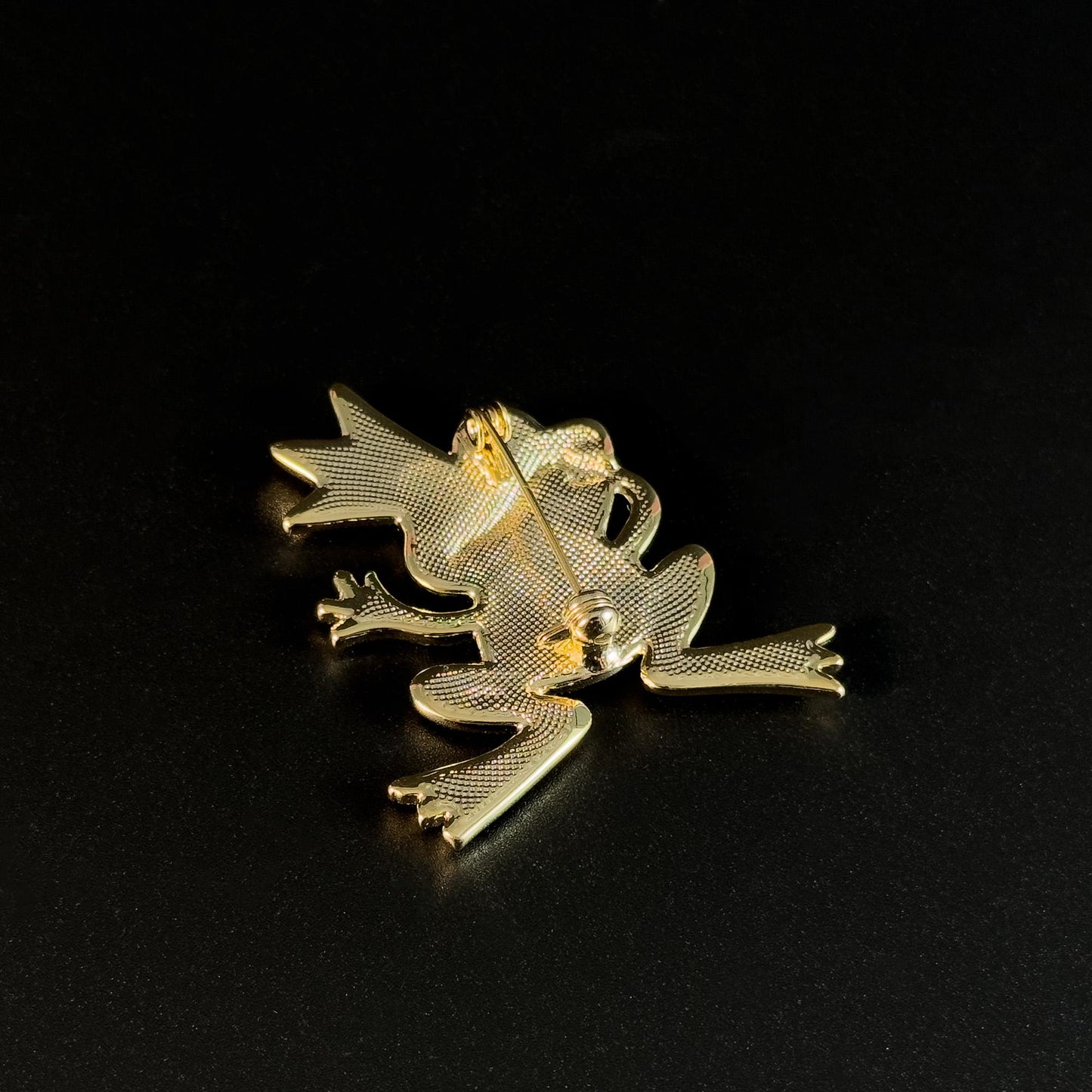 Green Frog Brooch