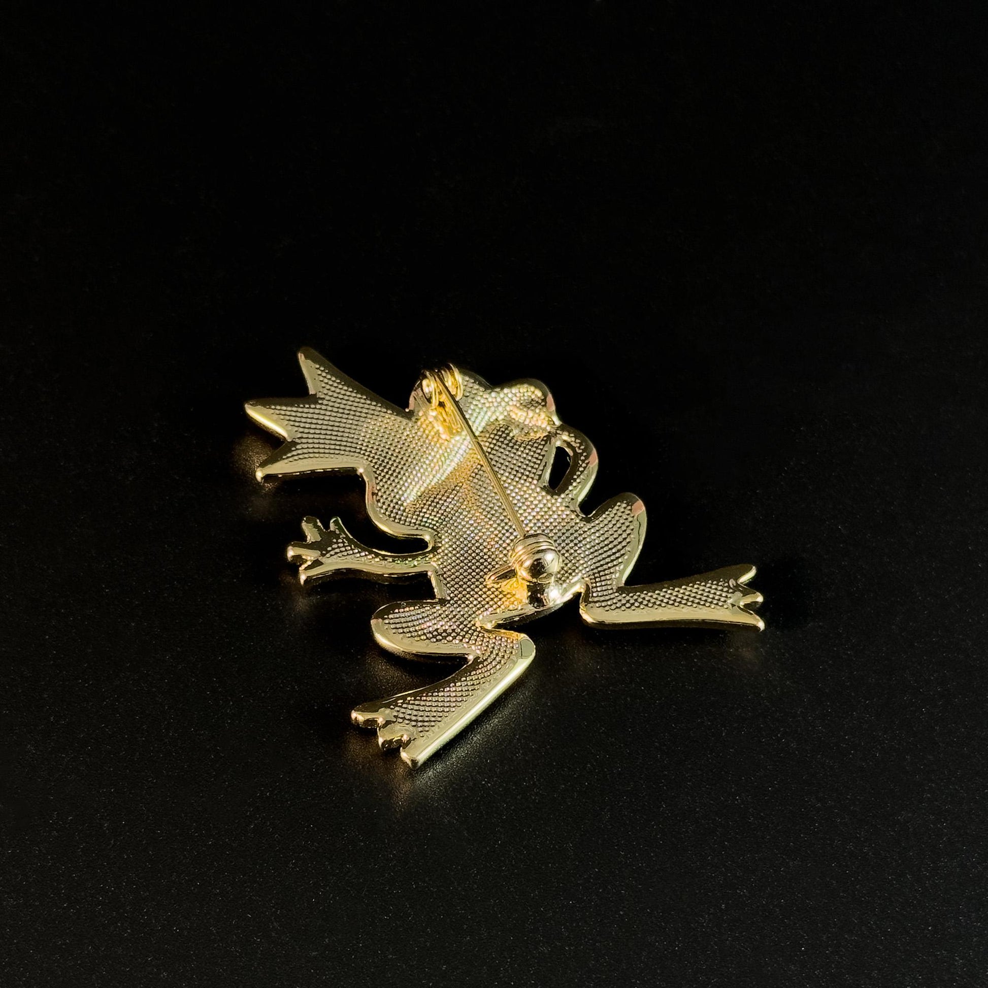 Green Frog Brooch