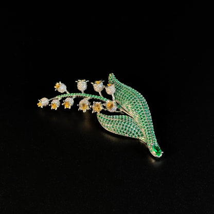 Lily of the Valley Brooch