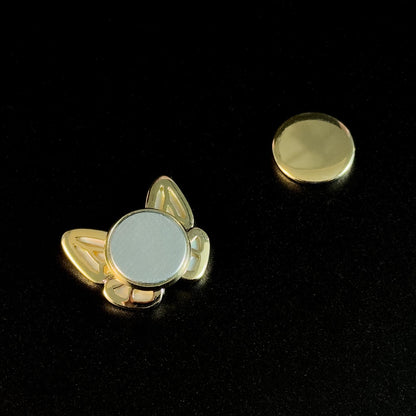 Black and White Mother-of-Pearl Small Butterfly Cufflinks