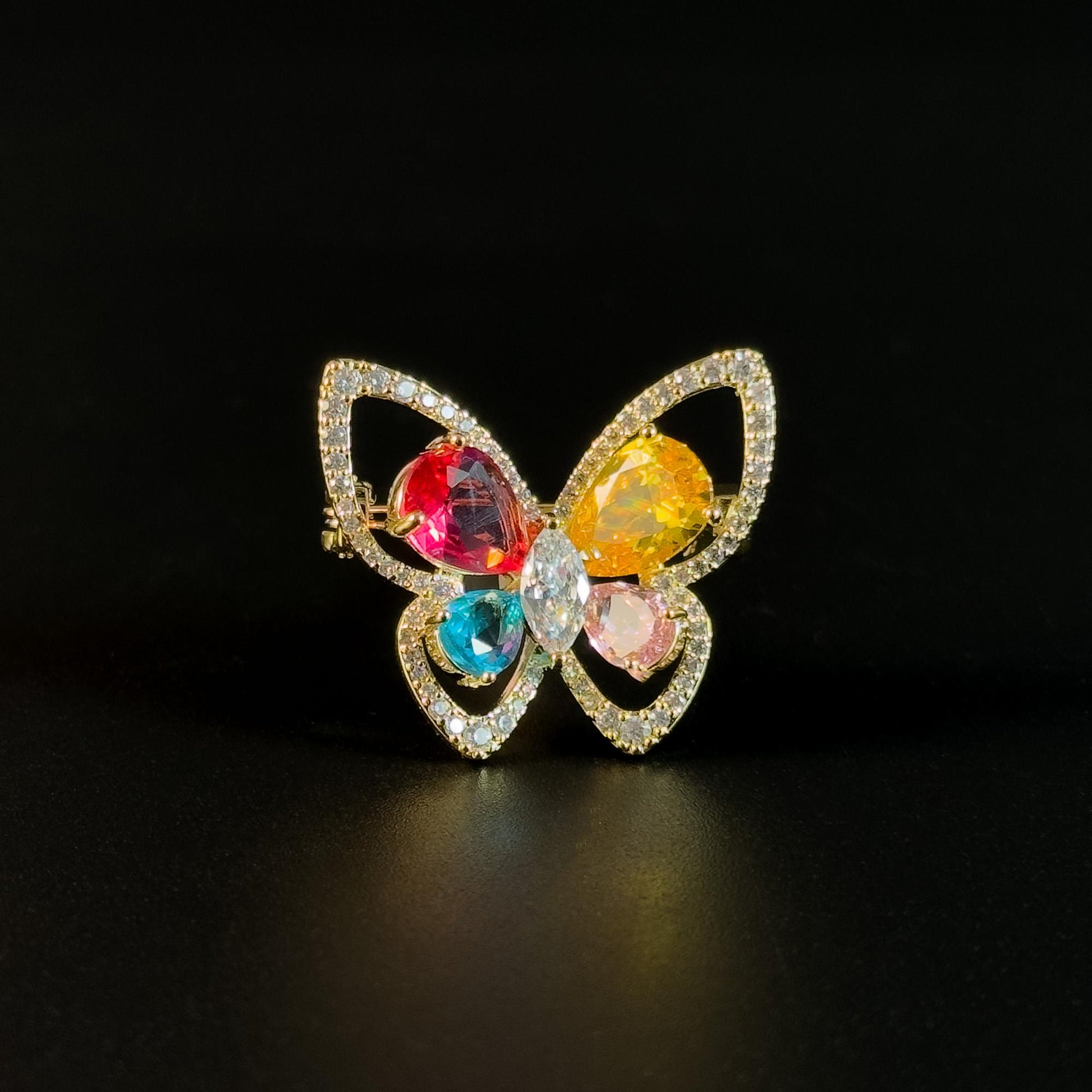 Colorful Butterfly Brooches
