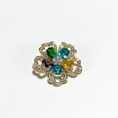 Colorful Flower Brooches