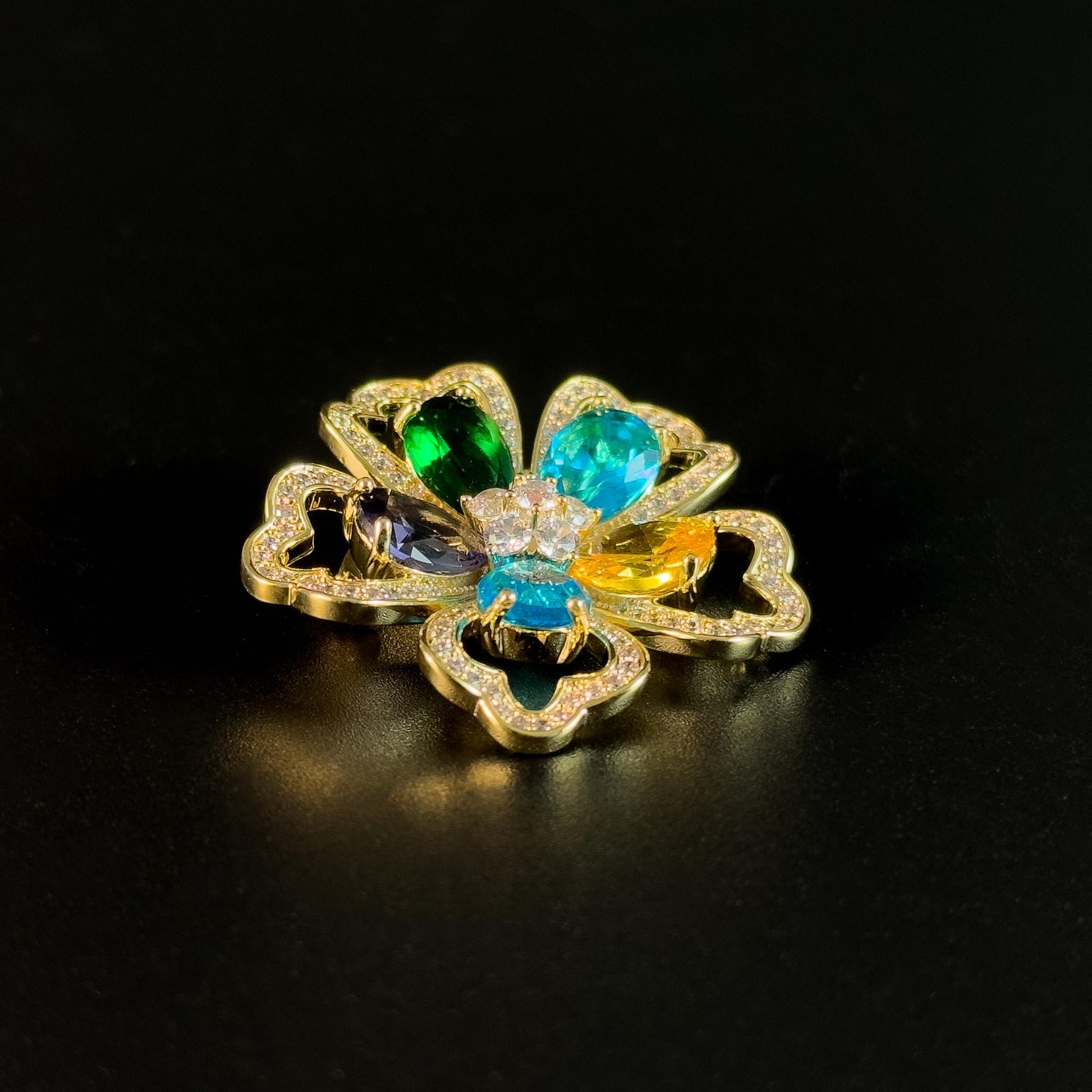 Colorful Flower Brooches