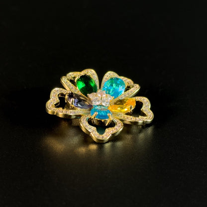 Colorful Flower Brooches