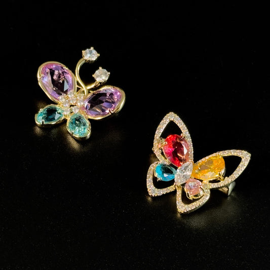 Colorful Butterfly Brooches