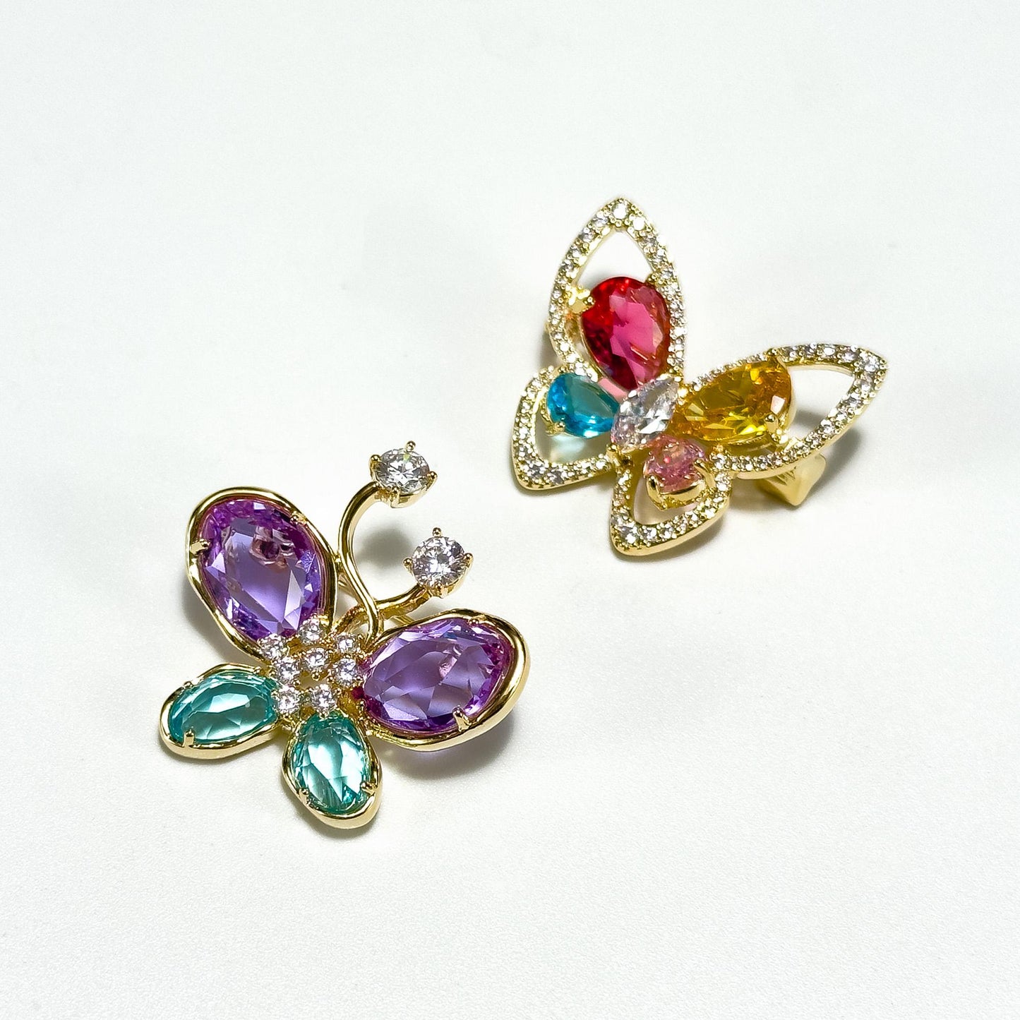 Colorful Butterfly Brooches