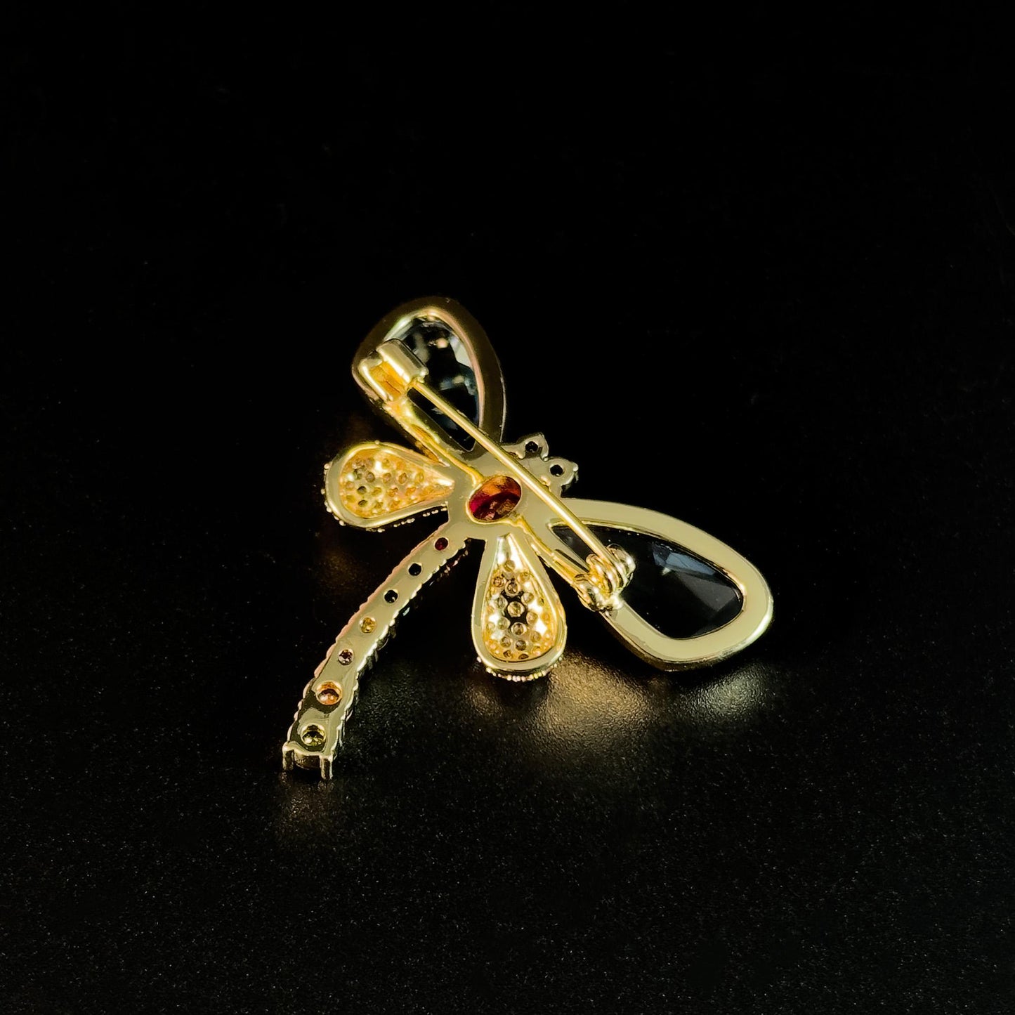 Colorful Dragonfly Brooch