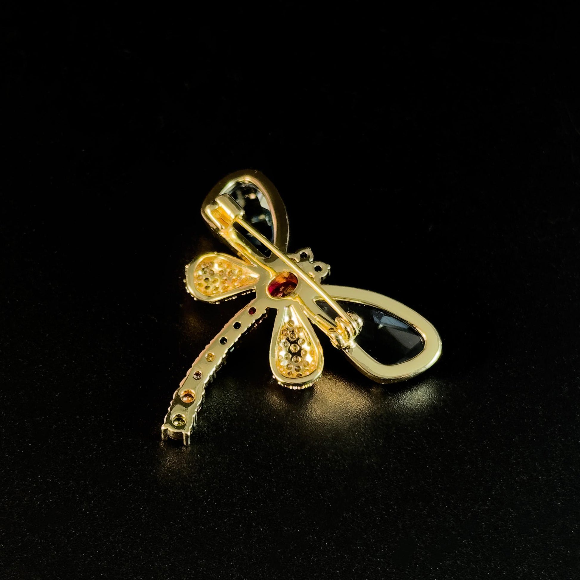Colorful Dragonfly Brooch