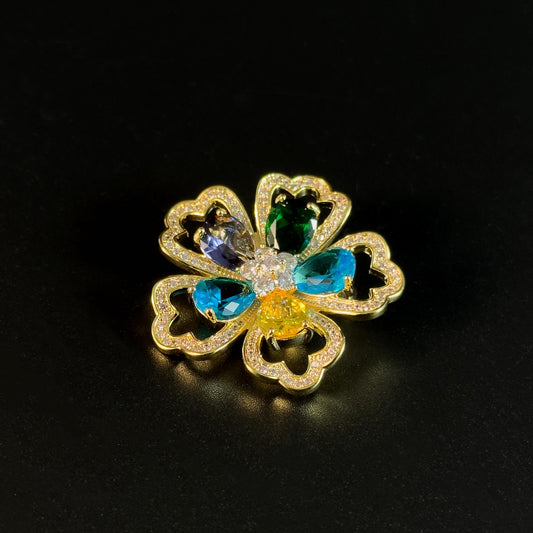 Colorful Flower Brooches
