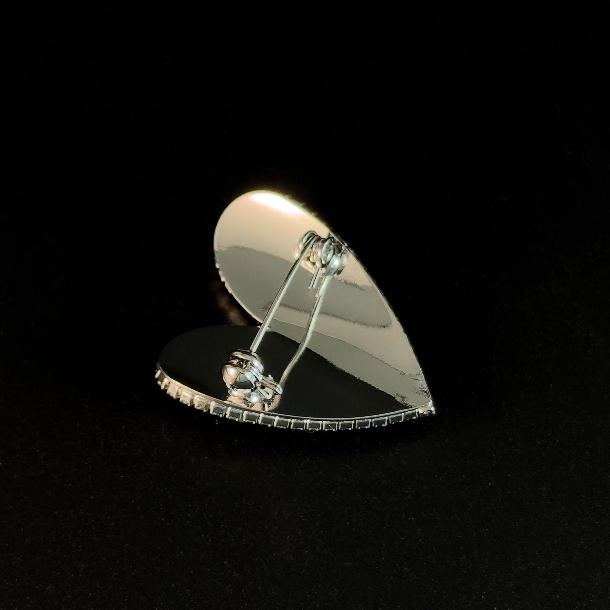 Green Heart Brooch
