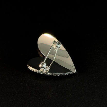 Green Heart Brooch