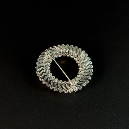 Silver Circle Brooch