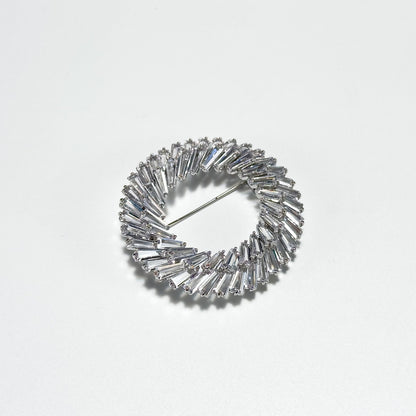Silver Circle Brooch