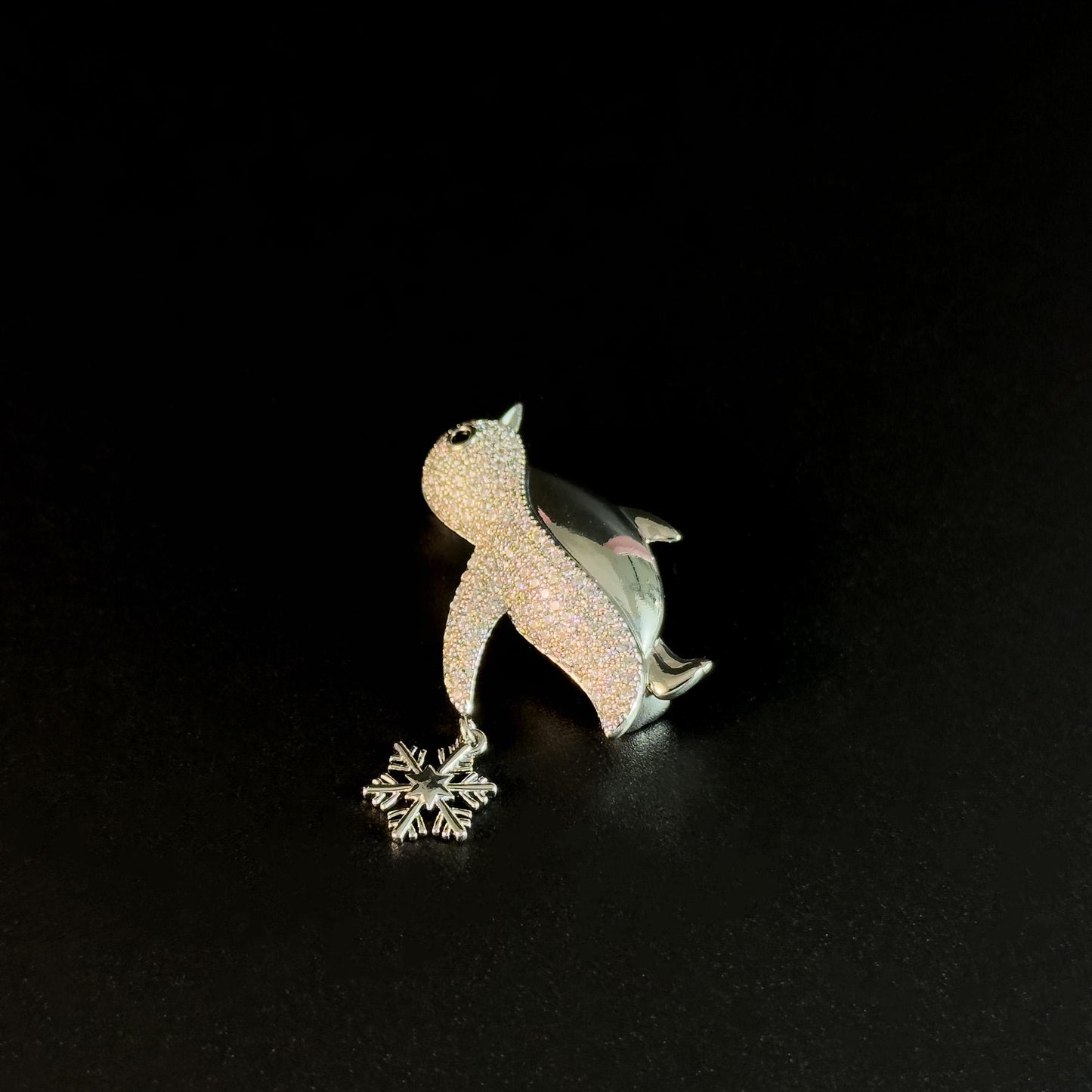 Penguin-Shaped Brooch