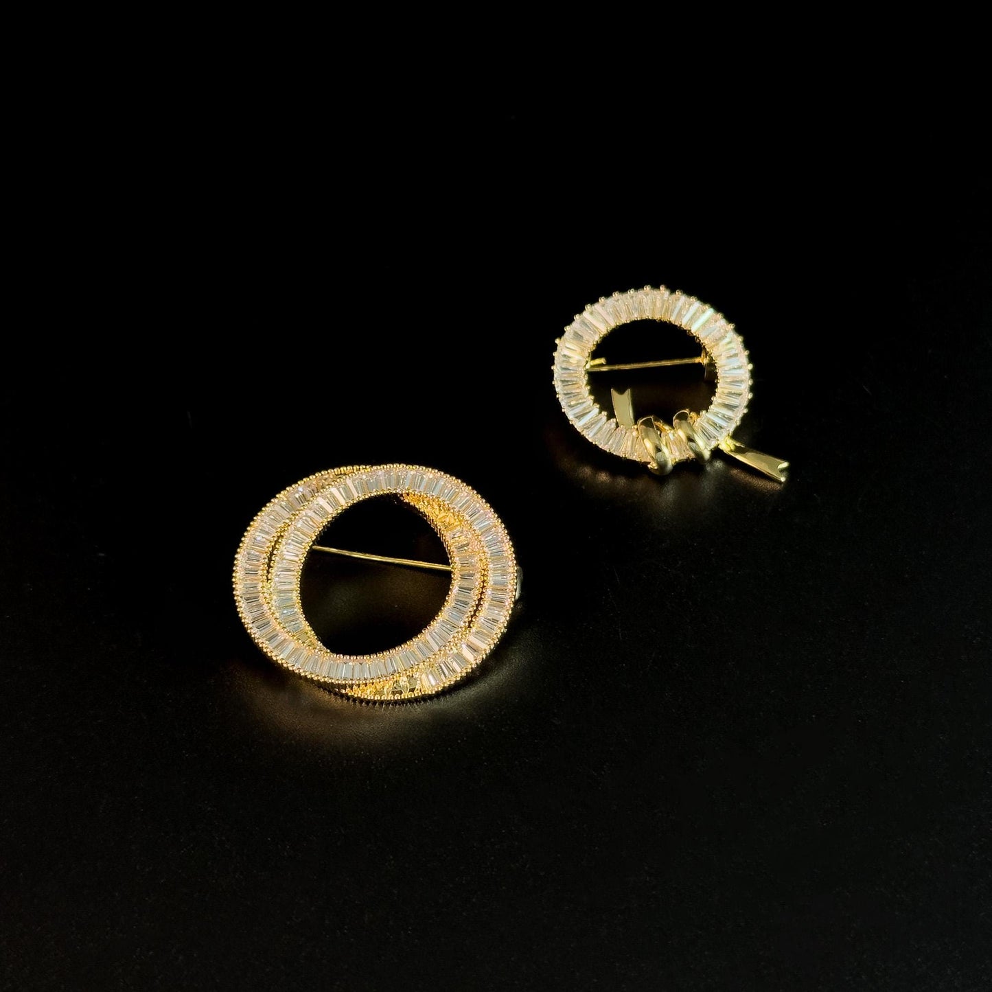 Circle Brooches