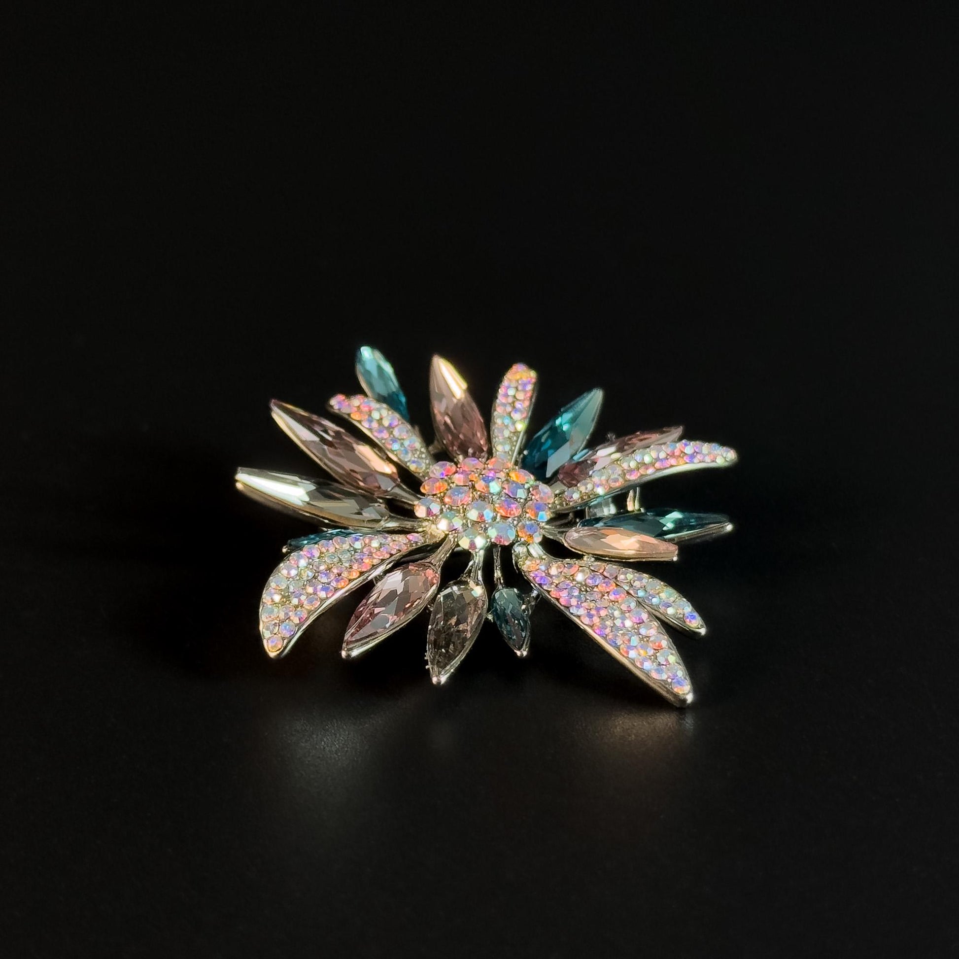 Colorful Firework-Shaped Brooches