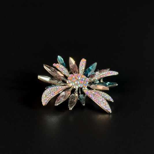 Colorful Firework-Shaped Brooches