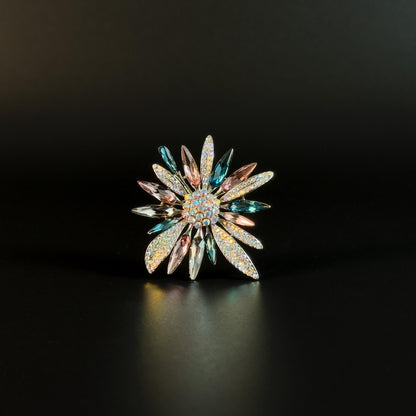 Colorful Firework-Shaped Brooches