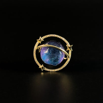 Planet Brooch
