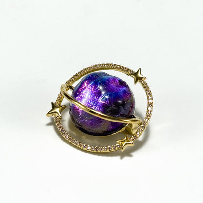Planet Brooch