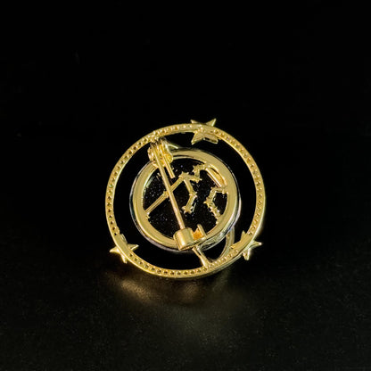 Planet Brooch