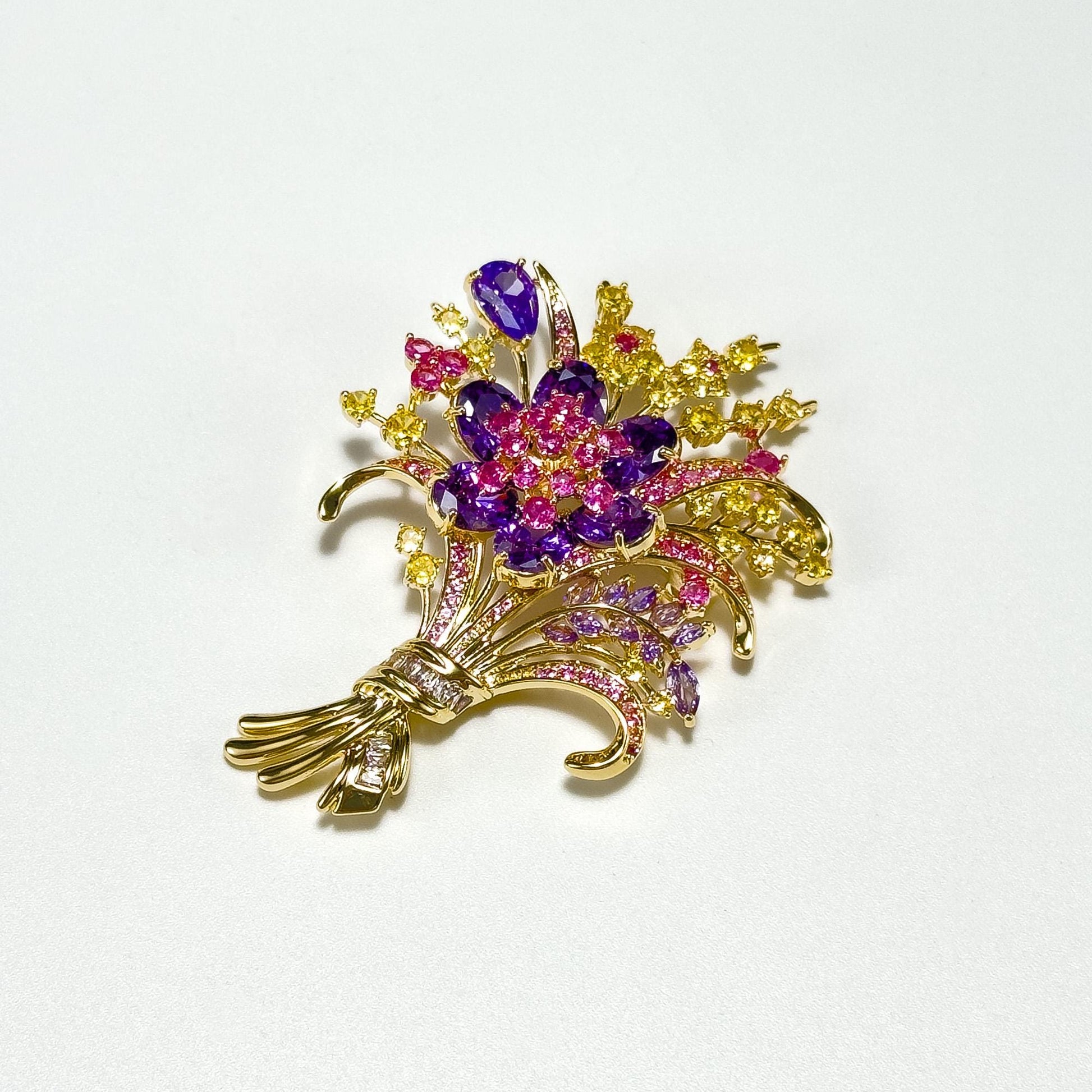 Colorful Bouquet Brooch