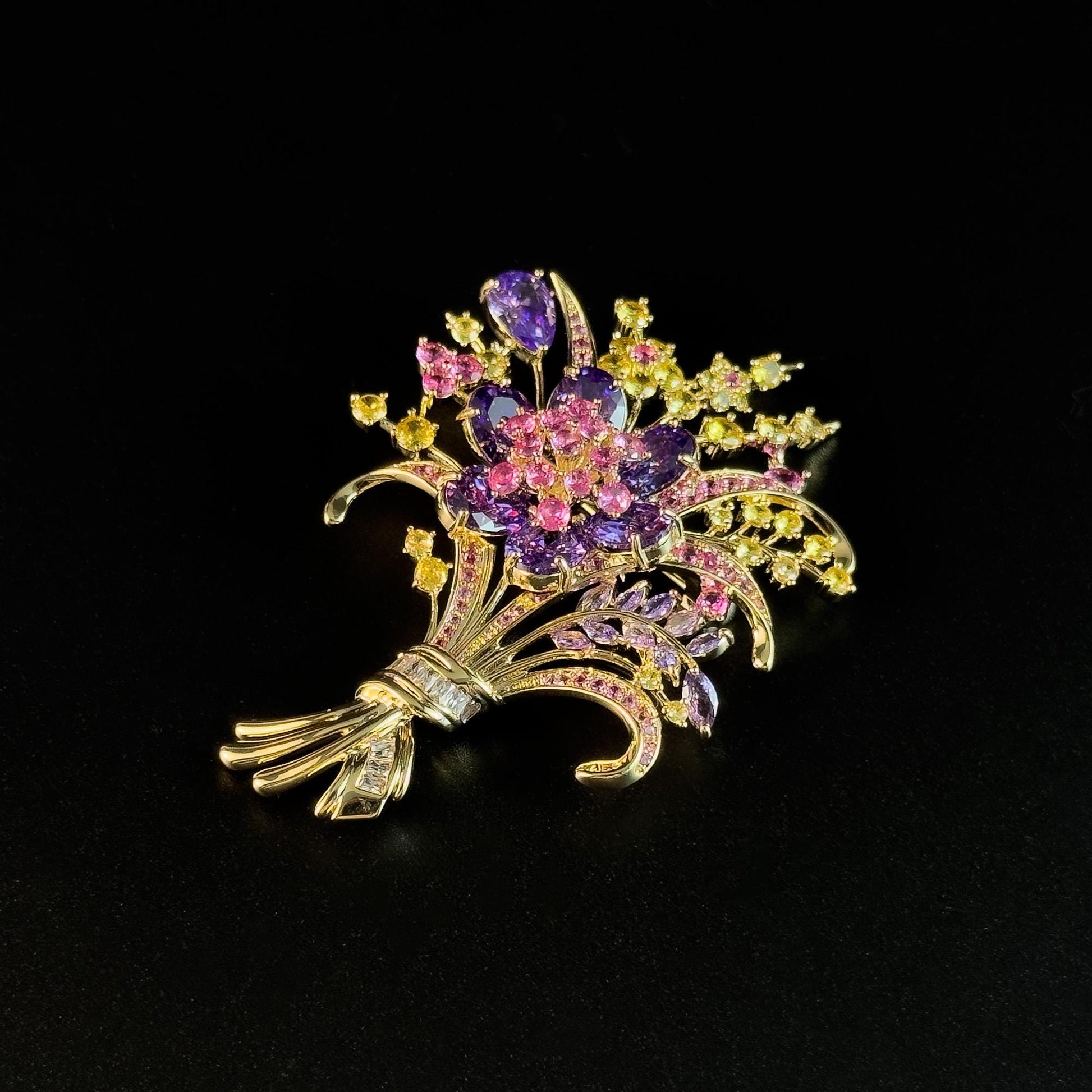 Colorful Bouquet Brooch