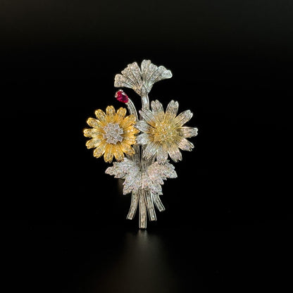 Daisy Bouquet Brooch