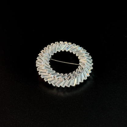 Silver Circle Brooch