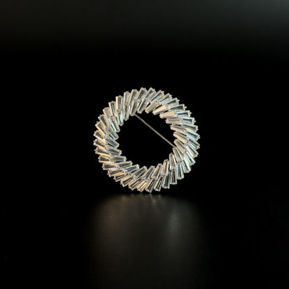 Silver Circle Brooch