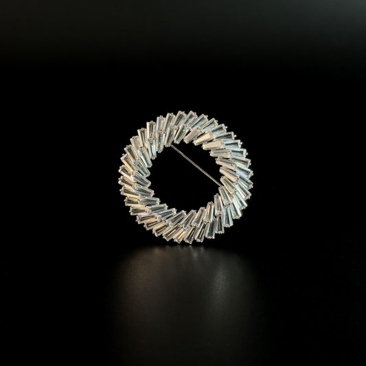 Silver Circle Brooch
