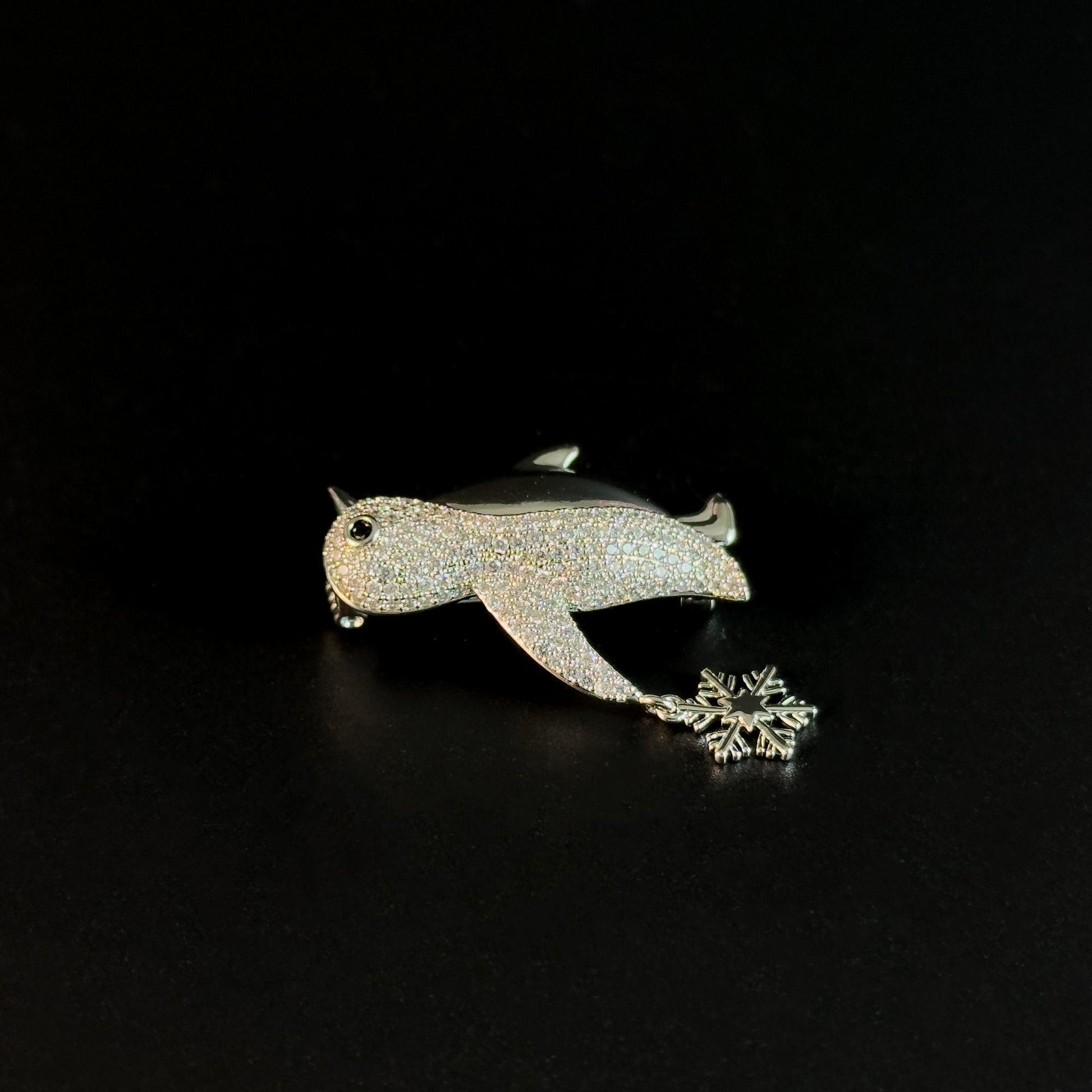 Penguin-Shaped Brooch