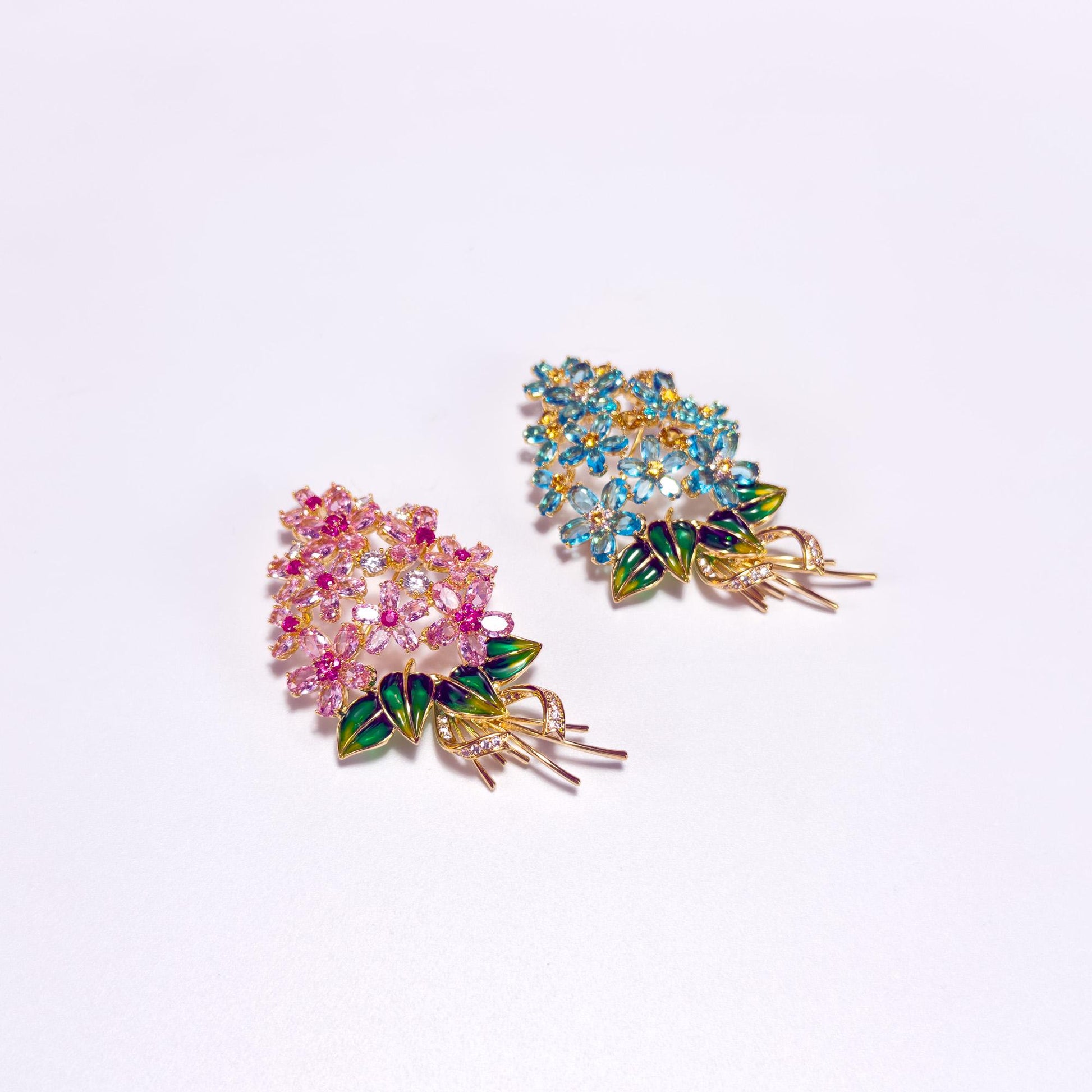 Heavy-Duty Crystal Bouquet Brooch