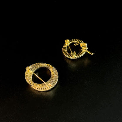 Circle Brooches