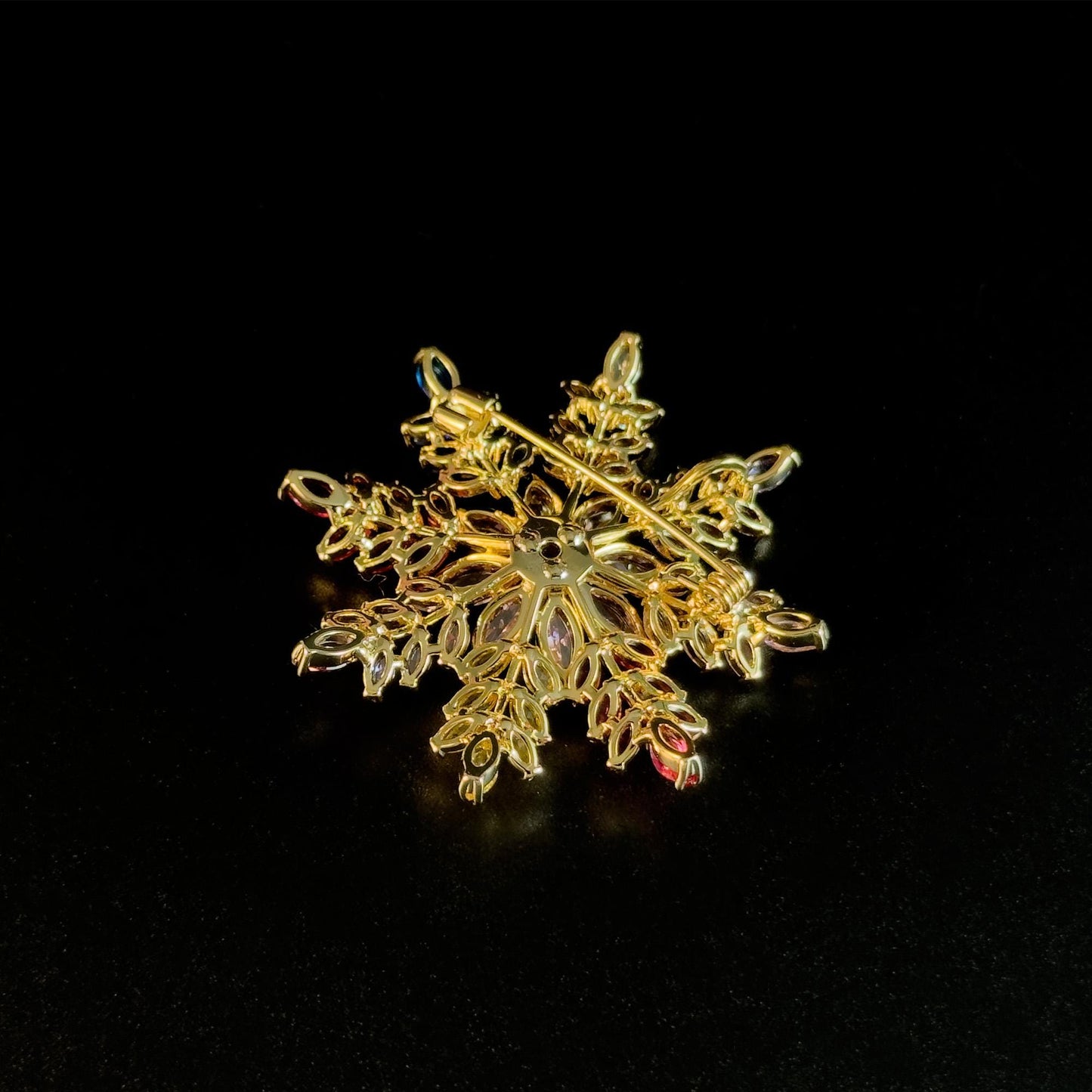 Colorful Snowflake Brooches