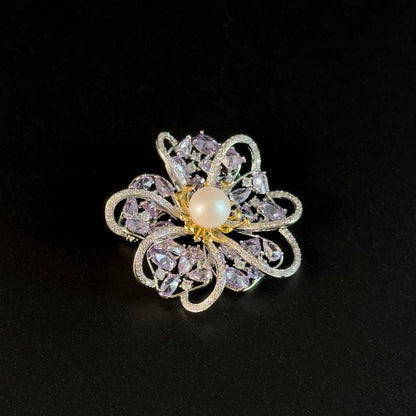 Pearl Flower Brooch