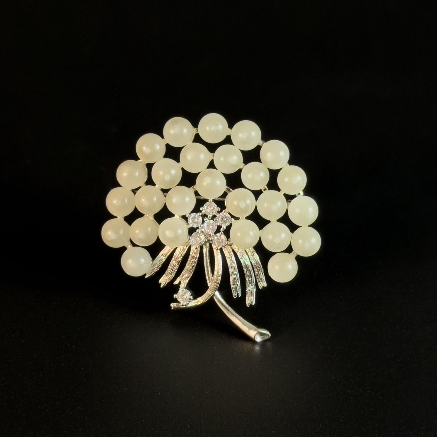 Spherical Flower Brooch