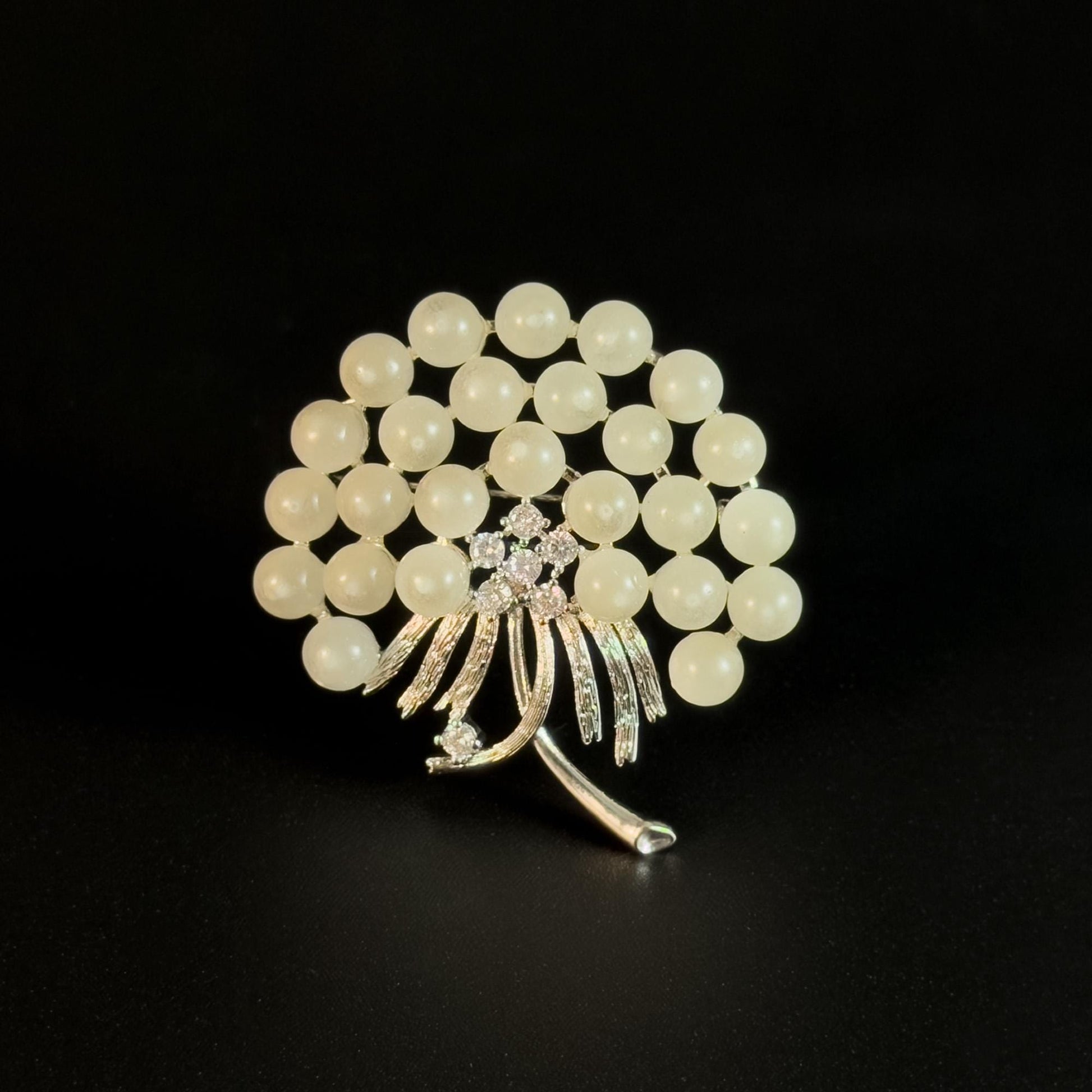 Spherical Flower Brooch