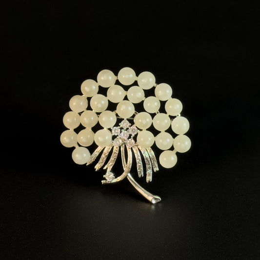 Spherical Flower Brooch