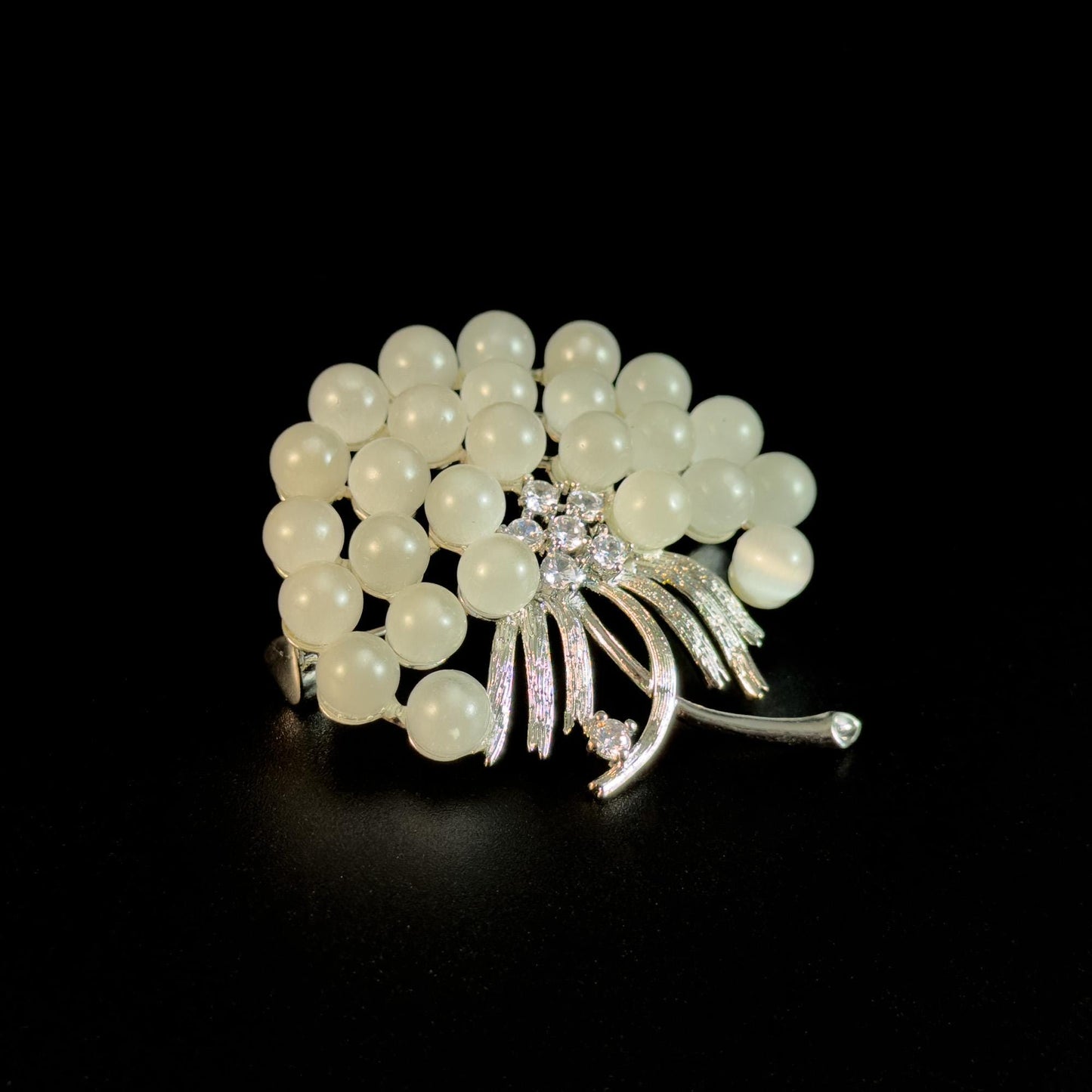 Spherical Flower Brooch