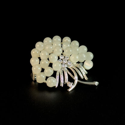 Spherical Flower Brooch