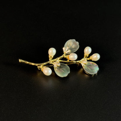 Pearl Bouquet Brooch