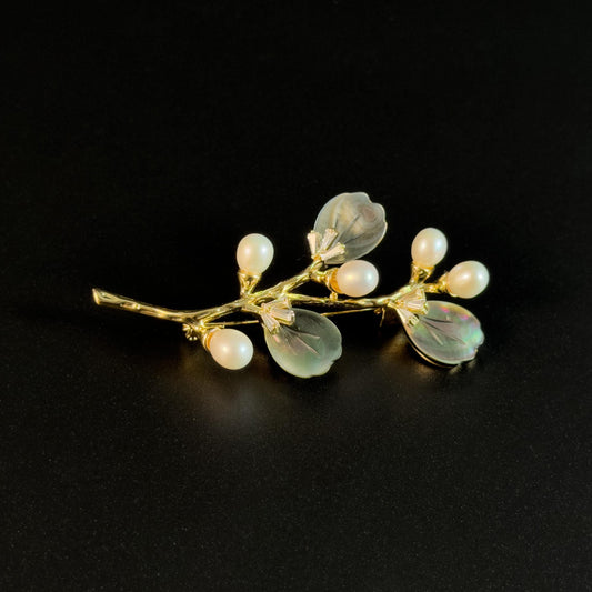 Pearl Bouquet Brooch