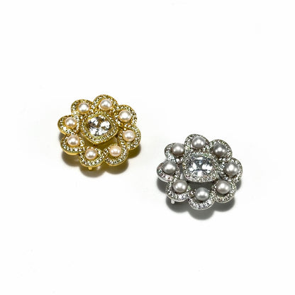 Pearl Flower Brooch