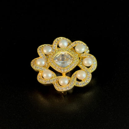 Pearl Flower Brooch